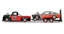 Load image into Gallery viewer, Maisto 1:24 1948 F1 Pickup 1967 Mustang GT Transport Flatbed Model Metal Car