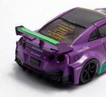 Load image into Gallery viewer, MC 1:64 Purple LB GTR R35 35GT-RR Racing Sports Model Diecast Metal Car New Collection