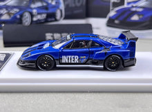 Load image into Gallery viewer, DK 1:64 Blue Inter LBWK F40 Racing Sports Model Diecast Metal Car New Collection