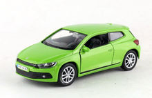 Load image into Gallery viewer, WELLY 1:36 Green Scirocco Hatchback Racing Sports Model Diecast Toy Metal Car