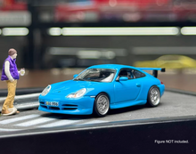 Load image into Gallery viewer, Tarmac 1:64 Blue 911 GT3 Type 996 Sports Model Diecast Metal Car New Collection
