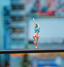 Load image into Gallery viewer, 1:64 Painted Figure Mini Model Miniature Resin Diorama Sand Bunny Dancing Girl