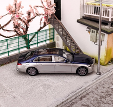 Load image into Gallery viewer, ARBox 1:64 Silver Blue S680 Maybach Luxury Model Diecast Metal Car New