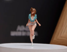 Load image into Gallery viewer, 1:24 Painted Figure Model Miniature Resin Diorama Sand Hot Pants Pretty Girl
