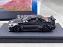 Load image into Gallery viewer, Fuji 1:64 Black Carbon Skyline GTR R34 Nismo Z-Tune Model Diecast Metal Car