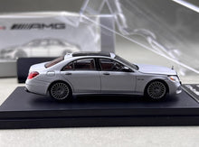 Load image into Gallery viewer, RM 1:64 Silver S63 W222 V12 Luxury Sedan Sports Model Diecast Metal Car New Collection