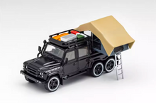 Load image into Gallery viewer, GCD 1:64 Defender 6x6 Pickup Roof Tent Camping Truck Model Metal Diecast Car