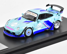 Load image into Gallery viewer, SW 1:64 Green 911 RWB 993 #2 Racing Sports Classic Model Diecast Metal Car New Collection