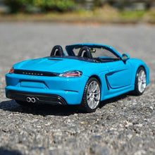 Load image into Gallery viewer, Bburago 1:24 718 Boxter Convertible Racing Sports Model Toy Diecast Metal Car