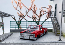 Load image into Gallery viewer, MINIGT Kaido 1:64 Red Silverado Pickup Truck Sport Model Diecast Metal Car New