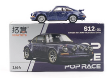 Load image into Gallery viewer, XCARTOYS POPRACE 1:64 Singer 964 Racing Sports Model Toy Diecast Metal Car BN