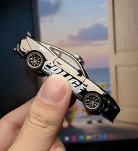 Load image into Gallery viewer, CM 1:64 Mustang Dark Horse Police Coupe Sports Model Diecast Metal Car New Collection