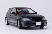 Load image into Gallery viewer, MH 1:18 Black JDM Civic Type R EK9 Hatchback Engine Model Diecast Metal Car