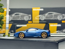 Load image into Gallery viewer, TOC 1:64 Blue FE458 Speciale Sports Model Diecast Metal Car New Collection