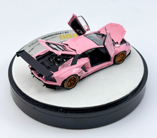 Load image into Gallery viewer, PGM 1:64 Pink LBWK Aventador LP700-4 Round Sports Model Diecast Metal Car New Collection
