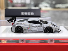 Load image into Gallery viewer, 1:64 Matte Gray 458 GT LB Racing Sports Model Diecast Resin Car BN