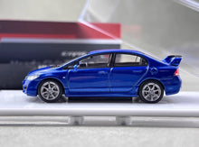 Load image into Gallery viewer, MH 1:64 Blue JDM Civic Type R FD2 Racing Sports Model Diecast Metal Car BN