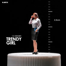 Load image into Gallery viewer, 1:64 Painted Figure Mini Model Miniature Resin Diorama Golf Man Secretary Lady New Scene