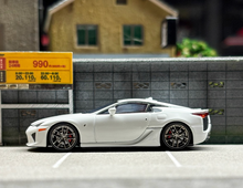 Load image into Gallery viewer, FH 1:64 White LFA Coupe Racing Sports Model Diecast Metal Car New Collection