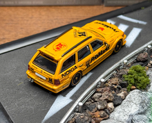 Load image into Gallery viewer, Mortal 1:64 Yellow Taxi S124 MODEII EVO2 Sport Wagon Model Diecast Metal Car