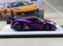 Load image into Gallery viewer, Fine 1:64 Purple C8 LB Widebody Sports Model Diecast Metal Car New Collection