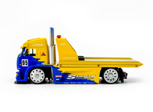 Load image into Gallery viewer, SH 1:64 KamaZ Spoon Sports Flatbed Tow Truck Model Diecast Metal Car New Collection