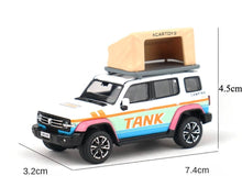 Load image into Gallery viewer, XCARTOYS 1:64 Tank 300 Roof Tent Camp Sports ORV SUV Model Diecast Metal Car