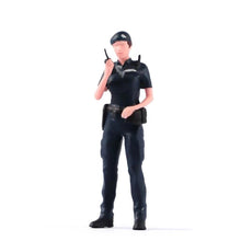 Load image into Gallery viewer, 1:64 Painted Figure Model Miniature Resin Diorama Sand Policeman Cop Woman Lady New Collection
