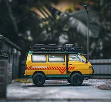 Load image into Gallery viewer, Autobots 1:64 Yellow Delica Camper Off Road Van Model Diecast Metal Car New