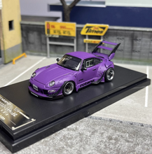 Load image into Gallery viewer, SW 1:64 Purple 993 Rotana RWB Widebody Sports Model Diecast Metal Car New