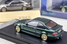 Load image into Gallery viewer, SH 1:64 Green M3 E46 Coupe Racing Sports Model Diecast Metal Car New