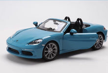 Load image into Gallery viewer, Bburago 1:24 718 Boxter Convertible Racing Sports Model Toy Diecast Metal Car