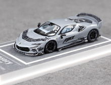 Load image into Gallery viewer, MJ 1:64 Gray Mansory F9XX Racing Sports Model Diecast Metal Car New Collection