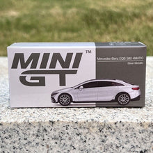 Load image into Gallery viewer, MINIGT 1:64 Silver EQS 580 4Matic EV Sedan Sport Model Diecast Metal Car #508