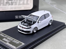 Load image into Gallery viewer, Maxwell 1:64 White VW Golf GTI MK6 VIP BBS Sports Model Diecast Metal Car New Collection