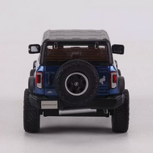 Load image into Gallery viewer, Shadow 1:64 Blue Bronco 4 Door ORV SUV Sports Model Diecast Metal Car New Collection