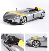Load image into Gallery viewer, Bburago 1:24 Silver Monza SP1 Racing Sports Model Toy Diecast Metal Car BN