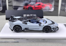 Load image into Gallery viewer, HKM 1:64 Gray Mansory F9xx Convertible Sports Model Diecast Metal Car New Collection