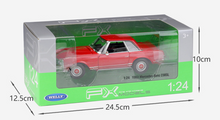 Load image into Gallery viewer, WELLY 1:24 1963 230SL Coupe Sports Classic Model Diecast Metal Car Display