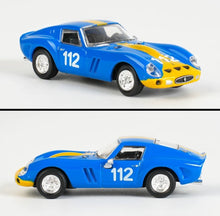 Load image into Gallery viewer, Bburago 1:64 Blue 1964 250 GTO #112 Sports Model Diecast Metal Car New Collection