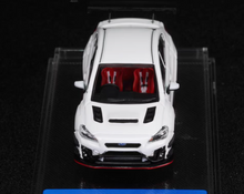 Load image into Gallery viewer, CM 1:64 White JDM STI WRX Varis Racing Sports Model Toy Diecast Metal Car BN