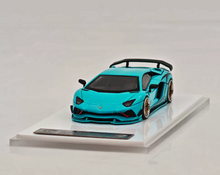 Load image into Gallery viewer, RW 1:64 HEC Blue Aventador S Racing Sports Model Diecast Metal Car New Collection