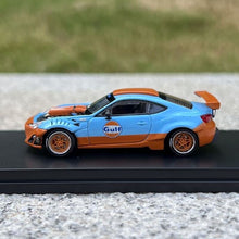 Load image into Gallery viewer, DCM 1:64 Blue JDM GT45 86 GR Gulf Racing Sports Model Diecast Metal Car BN