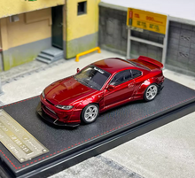 Load image into Gallery viewer, SW 1:64 Red JDM S15 Slivia Widebody Racing Sports Model Diecast Metal Car