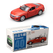 Load image into Gallery viewer, CCA 1:38 BMW M850i Coupe Racing Sports Model Toy Diecast Metal Car BN