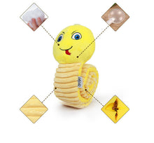 Load image into Gallery viewer, Dog Squeaky Toys Snake Shape Chew Puppy Fluffy Toy Durablc Teeth Grinding Pet