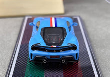 Load image into Gallery viewer, U2 1:64 Blue Novitec 488 Pista Racing Sports Model Diecast Resin Car Box New