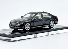Load image into Gallery viewer, Glory 1:64 Black S320L W222 Sedan Sports Model Diecast Metal Car New Collection