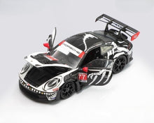 Load image into Gallery viewer, DK 1:64 Black White Dragon 911 GT3 RS Sports Open Model Diecast Metal Car New Collection