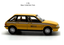 Load image into Gallery viewer, OXFORD 1:76 Yellow Austin Master AA Service Hatchback Model Diecast Metal Car New Collection